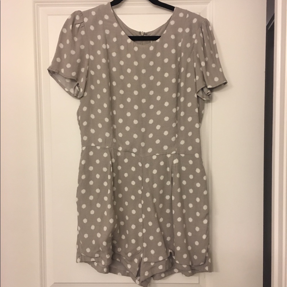 Polka dot romper